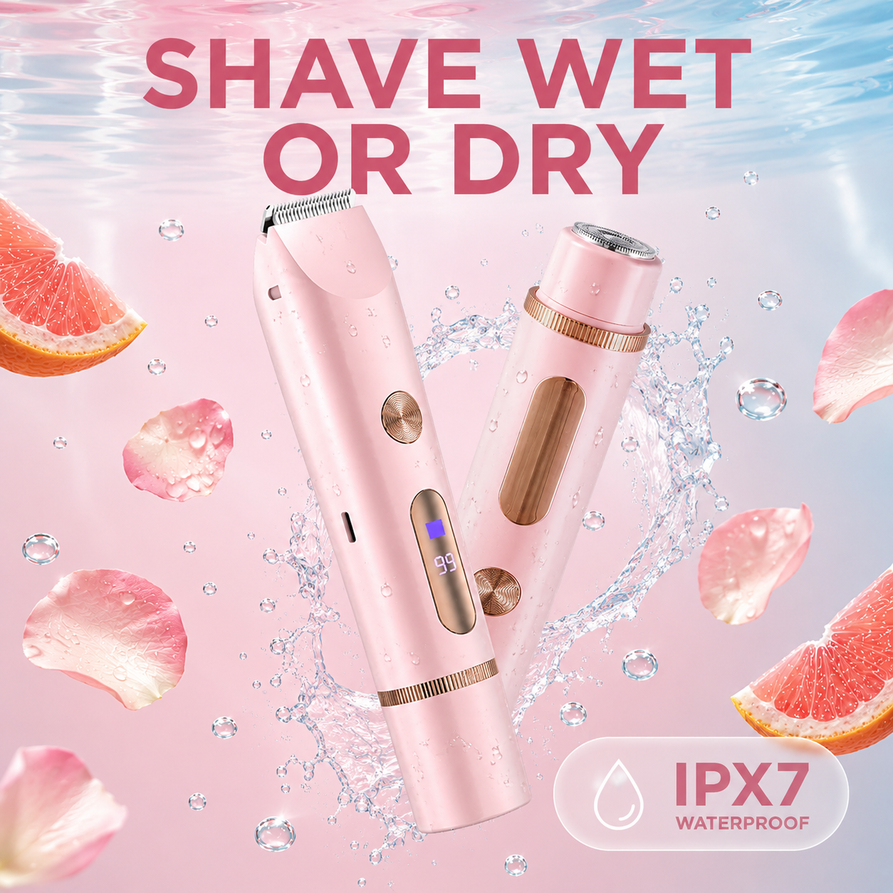 Dual-Head Bikini & Body Trimmer | Smooth, Gentle & Cordless